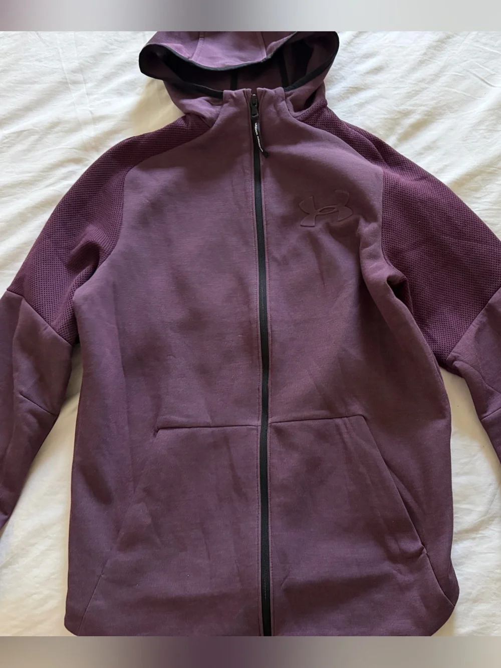 Under Armour Unstoppable Move Light Full-Zip Hoodie Kinetic Purple Medium New